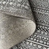 فرش شیلا طوسی سفید مدرن وینتیج ۱۲و۹و۶ متری|فرش|قم, باجک دو|دیوار