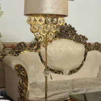آباژور کنارسالنی،جا دستمان کاغذی ، گلدان،تلفن ومیز