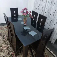 میز و صندلی ناهارخوری 6نفره چوبی
