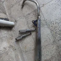 اگزوز و کمک عقب موتور سیکلت