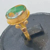 انگشتروپلاک دستساز سفارشی وزن سنگ کسر شده