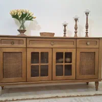 ست کنسول و میز تلوزیون چوبی