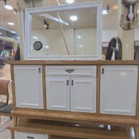 ست آینه کنسول بلوط ۰۲۱|بوفه، ویترین، کنسول|رشت, رودبارتان|دیوار