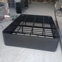 کفی تخت خواب جکدار وساده و ثابت فلزی و زیر تشکی|تخت و سرویس خواب|پاکدشت, پاکدشت (مامازند)|دیوار