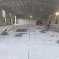 بتون ریزی صیقل با ماله پروانه