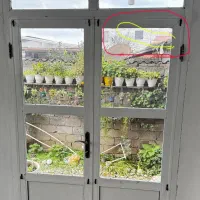 درب دو لنگه الومینیوم۱/۵در۲/۴۰|مصالح و تجهیزات ساختمان|قائم‌شهر, |دیوار