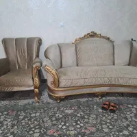 سرویس مبل هشت نفره با میز وسط|مبلمان خانگی و میز عسلی|شیراز, فرگاز|دیوار