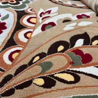 گلیم فرش گل برجسته ۹متری
