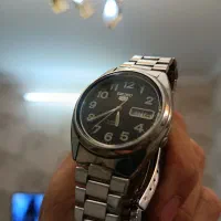 ساعت سیکو 5 صفحه خلبانی پشت شیشه ای