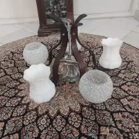 لوستر ۵ شاخه صحیح وسالم در حد نو بدون لامپ|لوستر و چراغ آویز|تهران, جمال‌زاده|دیوار