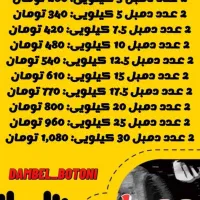 دمبل بتنی نشکن پلیمری قیمت یک پنجم آهنی