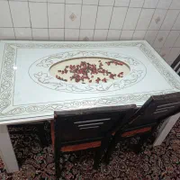 میز ۶ نفره و صندلی ۴ عدد