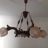لوستر چوب ۴ شاخه