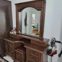 میز لوازم آرایشی همراه دوتا پاتختی  چوب راش|تخت و سرویس خواب|فردیس, سرحد آباد|دیوار