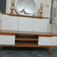 ست آینه کنسول با میز تی وی|بوفه، ویترین، کنسول|پاکدشت, شهرک انقلاب|دیوار