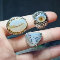 انگشتر نقره شجر تک و عمده