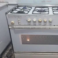 گاز پنج‌شعله ایمن‌گاز همراه با فر