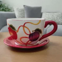 ظرف سرامیکی دکوراتیو سایز بزرگ رومیزی|صنایع دستی و سایر لوازم تزئینی|تهران, علم و صنعت|دیوار