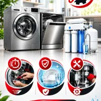 تعمیر لباسشویی و ظرفشویی تعمیر تصفیه آب در محل