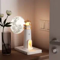 چراغ خواب پرژکتور اسپیکر دار طرح ماه