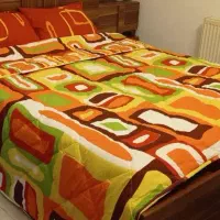 رو تختی دو‌ نفره و دو  تا رو بالشتی