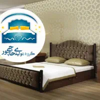 تخت خواب دو نفره حاجی پور(تختخواب۲دونفره)تشک دایان
