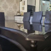 میز ناهارخوری ۸ نفره دوطبقه|میز و صندلی غذاخوری|پیر بکران, |دیوار