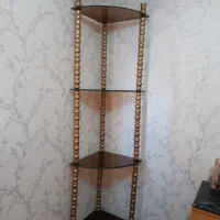 استندگل ۴طبقه فلزی طلایی رنگ