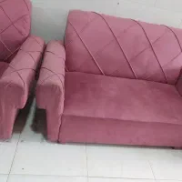 مبلمان پنج نفر سالم تضمین|مبلمان خانگی و میز عسلی|رشت, قاسمیه|دیوار