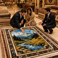 فرش/تابلوفرش/نقشه|فرش|تبریز, |دیوار