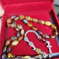 تسبیح کهربا طبیعی (نقره) کلکسیونی|جواهرات|تهران, فردوسی|دیوار