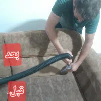 شستشوی مبل خوشخواب مبلشویی با پیشرفت دستگاه وکیوم|خدمات نظافت|ری, علایین|دیوار
