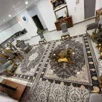 فرش۹متری برندپازیریک تبریزتمام نخ گلبرجسه نوآکبند|فرش|ساوه, |دیوار