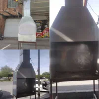 منقل ذغالی بزرگ فن دار