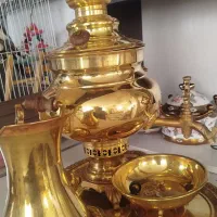 سماور ۶ لیتری برنج|سماور، چای‌ساز، قهوه‌ساز|ملایر, |دیوار