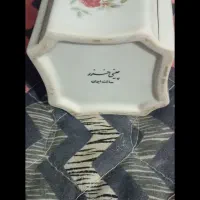 باسلام قندان دونه ای۵۵ چایی دان ۲۰۰ گل قرمز قدیمی|ظروف سرو و پذیرایی|مشهد, طبرسی شمالی|دیوار