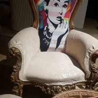 مبل با پاف حلوش