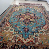 گلیم فرش پرزدار ۹ متری طرح سنتی|گلیم، جاجیم، گبه|کرمانشاه, |دیوار