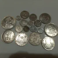 سکه از همه قاره ها و روکش نقره