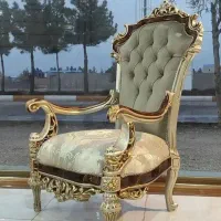 مبل تمام چوب زیبای گلایور
