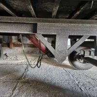 تریلی چهار چرخ تقویت شده دو جکه لاستیک خاوری ر|ماشینآلات صنعتی|زنجان, |دیوار