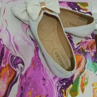 کفش بابت سفید مجلسی|کیف، کفش، کمربند|ماکو, |دیوار