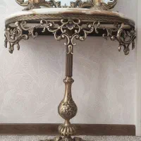 آیینه و شمعدان برنجی|آینه|ری, دولتآباد|دیوار