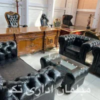 مبلمان اداری مدل تاتلیس/میزمدیریتگلدونی|مبلمان اداری|چهاردانگه (تهران), |دیوار