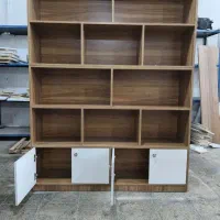 کتابخانه دوتیکه بزرگ|کتابخانه، شلف، قفسههای دیواری|تهران, ولنجک|دیوار