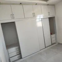 کمددیواری چهارچوب ریلی سفید نسکافه ای|جاکفشی، کمد، دراور|اردبیل, |دیوار