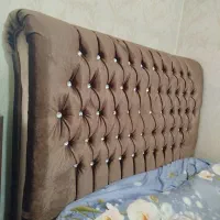 تخت تک‌نفره لمسه کاری مخمل