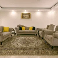 مبل راحتی 7 نفره + نهارخوری 6 نفره