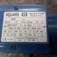 پمپ نیم اسب اسکواردی مدل QB60|مصالح و تجهیزات ساختمان|قم, شهدا|دیوار