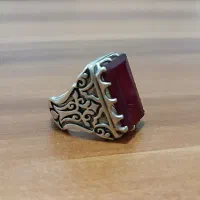 انگشتر نقره یاقوت سرخ|جواهرات|آمل, |دیوار